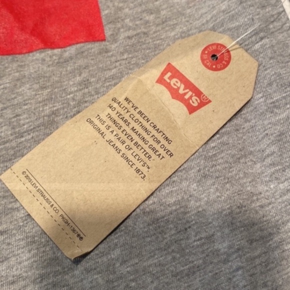 LEVI’S Dark Gray Kids T-shirt Boys Size Large 12-13 Years - Picture 6 of 11